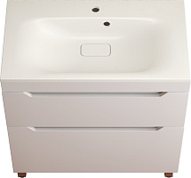 Style Line Тумба с кварцевой раковиной жасмин Остин 80 белая матовая